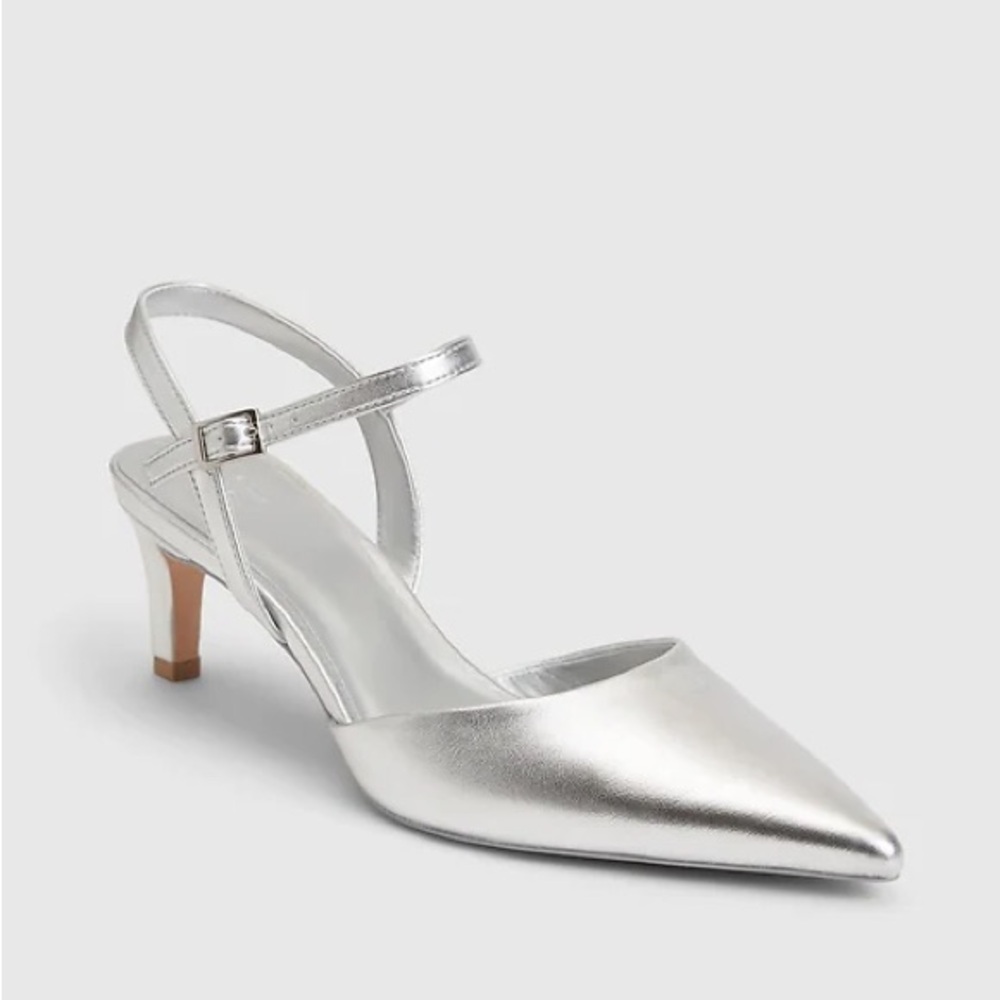 GAP Elegant Metallic Pointy Heels Women’s Size 9.5